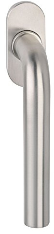 DORMA Fenstergriff OGRO 4155SO - verdeckt geschraubt, VK 7 x 35 mm, Edelstahl matt | Fenstersicherung