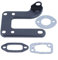 Haishine Juego de Juntas de colector de admisión de carburador de Soporte de silenciador para Husqvarna 268 272 61 272XP 272K Motosierra