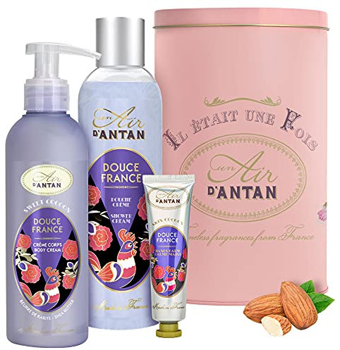 Un Air d'Antan Geschenkideen: Provence Naturkosmetik Set & Einzelprodukte für Frauen – Duschgel, Bodylotion, Handcreme - Seife, Kerze, Duft