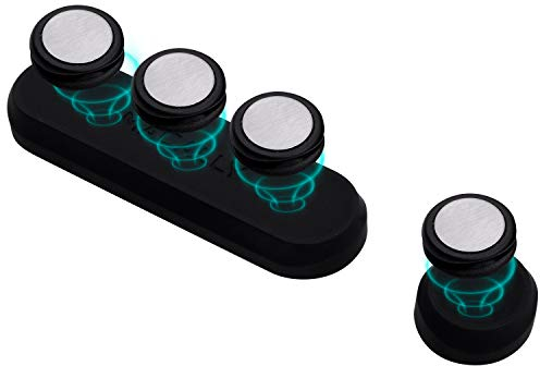 Macally CABLEHOLDMAG magnetische Kabel-Halterung, schwarz