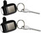 PEARL Dynamolampe: 2er-Set Mini-Solar-LED-Taschenlampe mit Dynamo & Schlüsselring, 8 lm (Schlüssellicht, Taschenlampe mit Kurbel, Schlüsselanhänger)