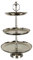 INtrenDU Edle Etagere 3 Etagen - Metall - 50cm x 29cm