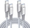 USB C to USB C Cable 1M 2M Fast Charge,USB Type C to C 60W 20V/3A Power Delivery PD Charging Cable Charger Lead for Samsung Galaxy S20 S21 Plus Ultra FE 5G,Pixel 3/4