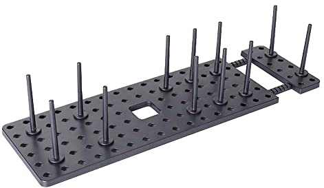 tooloflife 2 Bandejas Organizadoras para Armarios de Cocina, Estantes y Cajones, Sistema de Almacenamiento Ajustable, Negro