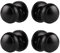 Probrico Black Dummy Door Knobs, Internal Door Knobs, Single Side Dummy Door Knobs(No Latch), Stainless Steel, No Turning Function 4 Pack