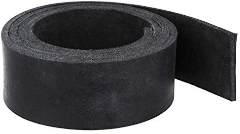 AURORIS - Voll-Lederriemen - 180 x 4,0 x 0,35 cm - schwarz