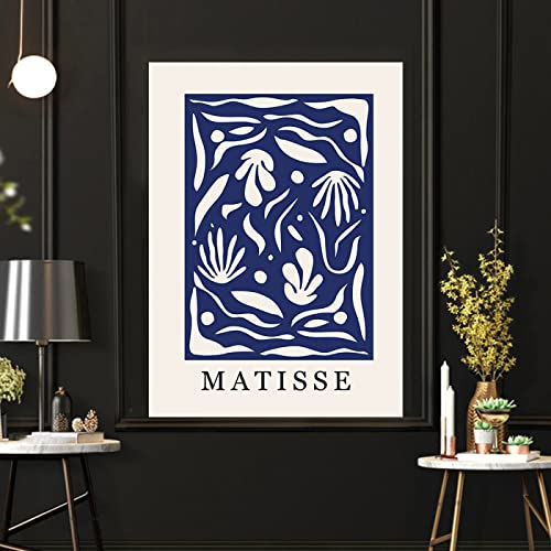 Henri Matisse Poster Bunte Linie Botanisches Poster Baum Grünes Blatt Poster Matisse Bild Vintage Abstrakte Pflanze Galerie Poster Minimalistische Wand Bilder Matisse Kunstdrucke 0610182