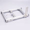 DIY Computer Motherboard Case Rack, ITX PC Frame Test Bench Computergehäuse ITX Computer Open Air Case Bracket Aluminium DIY Bare Frame, Open Aluminium Frame Chassis Rack, Gute(Silber)