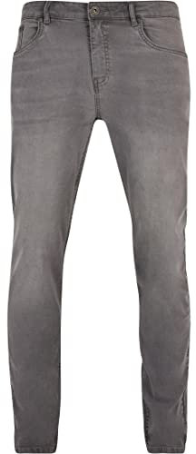 Urban Classics Pantaloni in Denim Elasticizzati Jeans, Midgrey, 34 Uomo