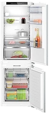 NEFF KI7863DD0, N 70, Einbau-Kühl-Gefrier-Kombination, einbaufähige Kühlkombination mit Gefrierbereich unten, 177,2x55,8 cm, 184L Kühlen, 76L Gefrieren, NoFrost, Eco Air Flow, SoftClose