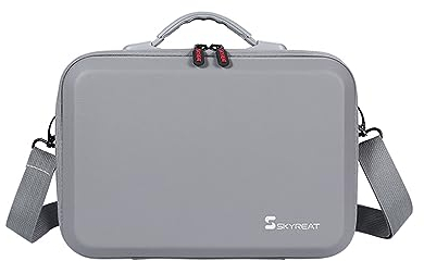 SKYREAT Air 3S/Air 3 Tasche, Tragbare Trage Tasche PU Leder Reisetasche für DJI Air 3S/Air 3 Fly More Combo Drohnen mit DJ RC 2 Controller und anderem Zubehör