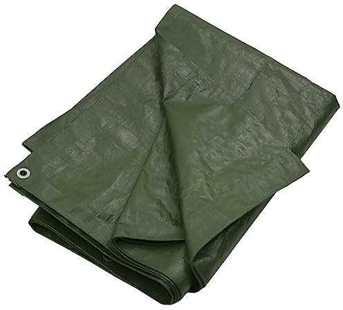 vidaXL Abdeckplane Schutzplane Gewebeplane Bootsplane Bodenplane Gartenplane Holzplane Schutzfolie Industrieplane Plane 180g/m² 6x10m Grün HDPE