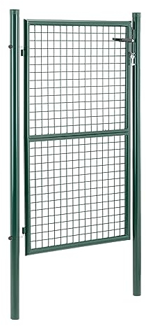 Wiesenfield WIE-GG-150 Garden Gate 107.50 x 196 cm Steel (Powder Coated) Garden Gate Metal Garden Door Fence Gate Metal Rod Mat Fence Gate
