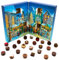 Hallingers Weihnachtsmarkt - Adventskalender Pralinen Geschenk handmade ohne Alkohol aus Edelkakao Schokolade (Box) - Geschenk im Sommer & als perfektes Grillgeschenk | Glückwunsch Chanukka Freundscha