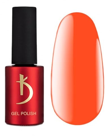 UV Nagellack Gel für Nägel - Orange Neon - Gel Nail Polish UV-LED -7ml- langlebig - Glanz Maniküre - DIY Nageldesign - Farbe GelNägel Manicure