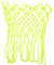 KITANDOVE Fluoreszierendes Basketballnetz Professionelles Basketballnetz Tröpfeln Netz Aus Fluoreszierenden Kugeln Professionelles Netz Ersatz-basketballnetz Basketballfelge Yellow Nylon