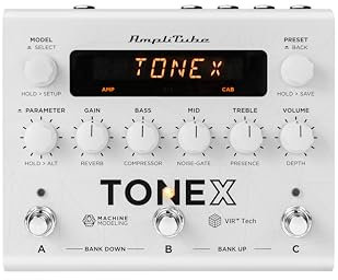 IK Multimedia Tonex Pedal Limited Edition AI Machine Learning Multi Effects Pedal:Tone Model any electric guitar amp, guitar pedal, distortion pedal, overdrive pedal or other guitar effects