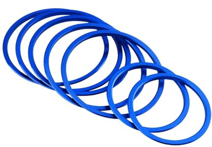 Pizgear Auto Air Vent Trim Ring for C GLC Klasse C180 C200 C300 GLC250 MB X253 W205 AC Panel Outlet Dekoration Abdeckung Aufkleber Lüftungsring für Auto-Klimaanlage(Blue)