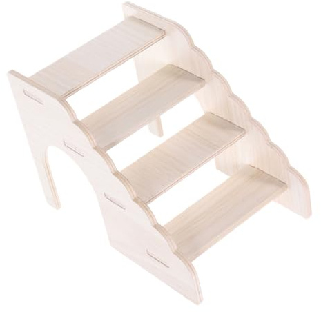 VICASKY Hamsterleiter als Käfigdekoration mit Glatter Oberfläche und Leicht zu Reinigen als Hamsterspielzeug für Mäuse im Hamsterkäfig