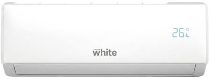 White - Condizionatore Inverter 9000 BTU WiFi Gas R32 Raffreddamento e Riscaldamento Classe Energetica Elevata con Telecomando Serie Elite
