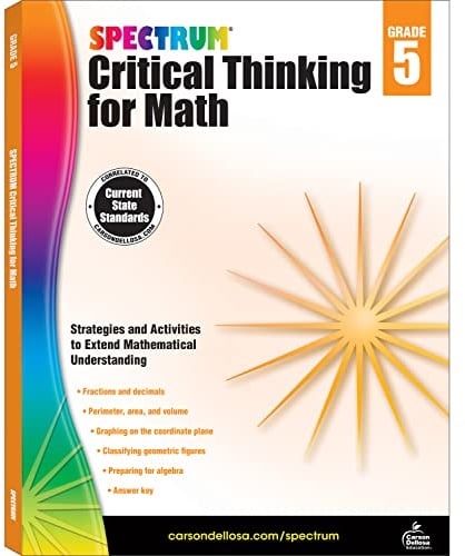 Spectrum Critical Thinking for Math, Grade 5: Volume 47