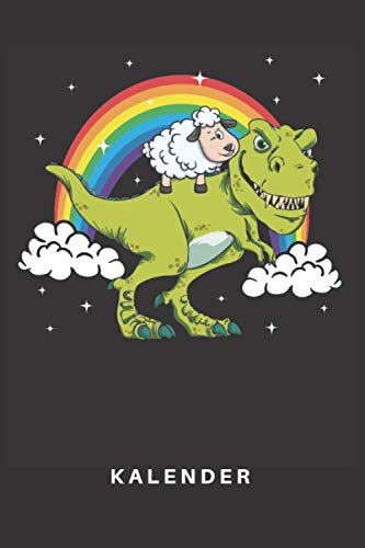 Kalender: Kalender | Notizkalender | Schreibkalender | Jahreskalender | Tageskalender | DIN A5 | T-Rex | T Rex | Trex | Dinosaurier | Dino | ... Triceratops | Schaf | Schäfer | Wolle | Hirte
