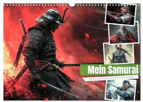 Mein Samurai (Wandkalender 2026 DIN A3 quer), CALVENDO Monatskalender: Erlebe die Weisheit, Ehre und Disziplin, die den Weg des Samurai prägen, und ... inspirieren. (CALVENDO Menschen)