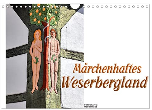 Märchenhaftes Weserbergland (Wandkalender 2026 DIN A4 quer), CALVENDO Monatskalender: Zauberhafte Impressionen aus dem Weserbergland (CALVENDO Orte)