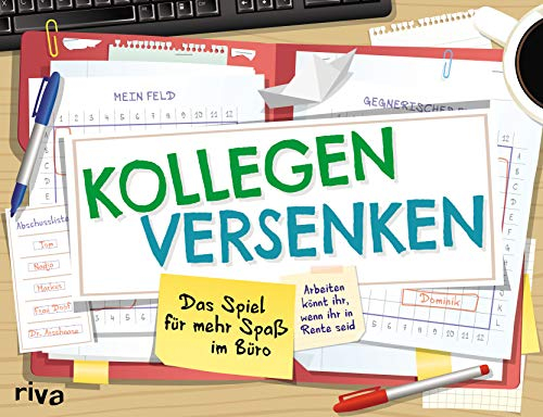 Kollegen versenken: Das Spiel für mehr Spaß im Büro. Die neue Edition des Klassikers Schiffe versenken. Das perfekte Geschenk für Geburtstag, Wichteln und Weihnachten