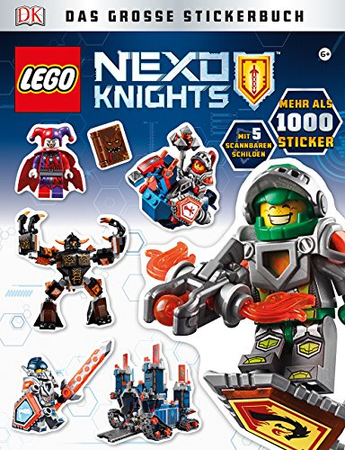 LEGO® NEXO KNIGHTS Das große Stickerbuch: Mehr als 1000 Sticker. Mit 5 scannbaren Schildern