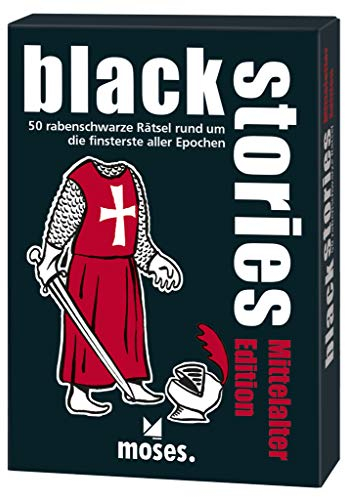 Moses. Black Stories Mittelalter Edition | 50 rabenschwarze Rätsel | Das Krimi Kartenspiel