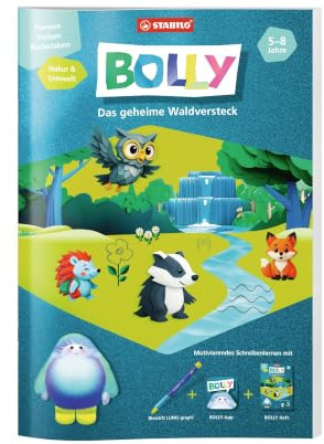 Übungsheft & App-Welt STABILO Bolly – Natur & Umwelt – Passend zu smartem Schreiblern-Stift LUNIS Graph