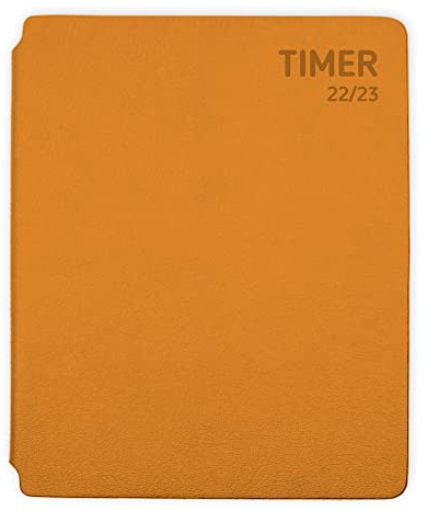 Trötsch Schülerkalender Soft-Touch Orange 2022/2023: Schulplaner Hausaufgabenheft Timer Terminkalender