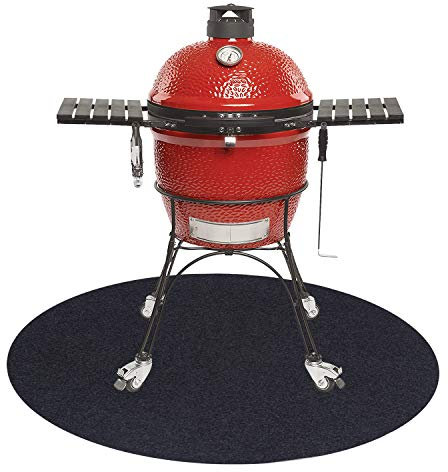 Runde Untergittermatte, feuerfest, hitzebeständig, für Grill, Gasgrill, Garage, Schrank, Bodenmatte, Teppich für Outdoor, Garten, Terrasse, 68,4 x 68,4 cm