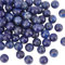 OLYCRAFT 88~96 Stück Blauer Lapislazuli Perlen 8mm Gefärbt Lapislazuli Halbedelsteine Perlen Runde Lose Edelstein Perlen zum Auffädeln Energiestein mit 1mm Loch Für Armband Die Schmuckherstellung
