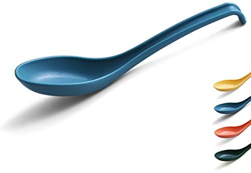 Evanda Soup Spoon, Made of Food Grade PP, BPA Free,ECO Friendly Dinner Spoon,Easy Clean,Dishwasher Safe Set of 12