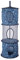 United Labels Harry Potter - Hängeaufbewahrung für Kinder Kinderzimmer Aufbewahrungsnetz mit 3 Fächern Blau 27,5 x 75 cm