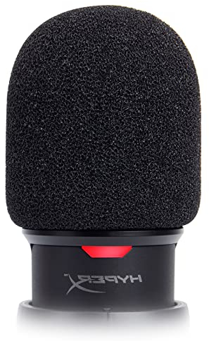 SoloCast Mikrofon Popfilter Windschutz – Rauschunterdrückung Gaming Mic Foam Covers Mic Foam Cover Pop Filter Kompatibel mit HyperX SoloCast White by SUNMON