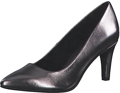 s.Oliver Damen Pumps Spitz Elegant, Silber (Pewter), 37 EU