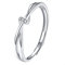 KONFEN Ring Silber 925 Damen, Fidget Ring Daumenring Verstellbar mit Zirkonia, Zehenring Zeigefinger Verstellbare Ringe Offen Fußringe Modeschmuck für Ehefrau Freundin Freund