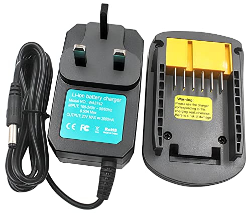Li-ion battery charger 18V 20V 2A for Worx WA3520 WA3525 WA3578 WA3575 WA3512 WA3512.1 WA3522 WA3847 WA3868 WA3835 WA3764 WA3742 WA3732 WA3875 WA3881 WA3731 20V 6PIN (Not fit Old 4 pin)