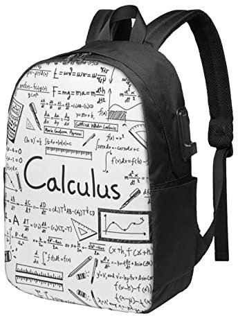 YTORA Math Geometrie Geek Calculus Laptop-Tasche, Business-Aktentasche, Geschenke für Männer und Frauen, Computer-Schutzhülle, Schwarz, Einheitsgröße