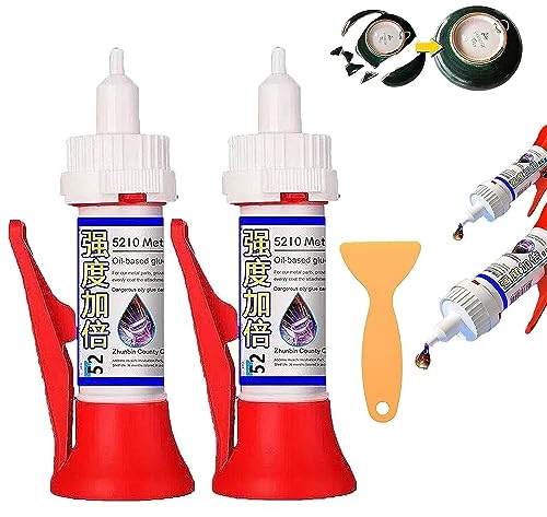 Leistungsstarker Löt-Multi-Material-Reparaturkleber, Multi-Material-Reparaturkleber, Schweißen, hochfester öliger Kleber (3 pcs)
