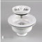 TALEA Fregadero de cerámica de cocina fregadero escurridor de mármol accesorios de fregadero blanco escurridor XK252C011-K