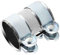 ALI2 50 x 95 mm abrazaderas de sujeción para tubos de escape, abrazadera de sujeción silenciosa de escape de coche de acero inoxidable, conexión de tubo de escape (50 x 95 mm)