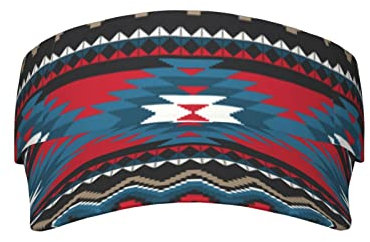 Aqsmulta Folk Ornamental Textiles Sport Sonnenblende Hüte Twill-Ball Verstellbare Baseballkappe Ballkappen für Damen und Herren Schwarz, siehe abbildung, One size