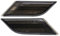 AUTO-STYLE Satz LED Seitenblinker kompatibel mit Volkswagen Transporter T6.1 2020-2022 - Smoke - inkl. dynamischem Lauflicht