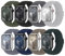 8 cinturini intrecciati, compatibili con Apple Watch 38 mm, 40 mm, 41 mm, 42 mm, 44 mm, 45 mm, elastico in nylon per Apple Watch 9 SE 8 7 6 5 4 3 2 1, 38mm/40mm/41mm