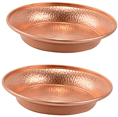 PRETYZOOM Buddhistische Segel 2st Tibetisches Wassertablett Buddhistische Anbetungsschale Altar Liefert Holy Water Living Room Decoration Buddhistische Opferschale Buddhistische Versorgung Kupfer