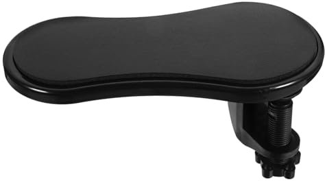 STOBOK Tastatur-handstützhalterung Leder Ergonomische Computer-armlehne Für Schreibtisch Handgelenkauflage Schreibtischverlängerung Ellbogenauflage Handgelenkpolster Für Tastatur Einfach